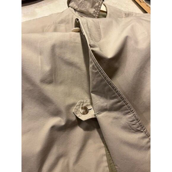 Vintage Trench Coat Men's Towncraft Plus Gentry Khaki Tan 1970s - Picture 8 of 16